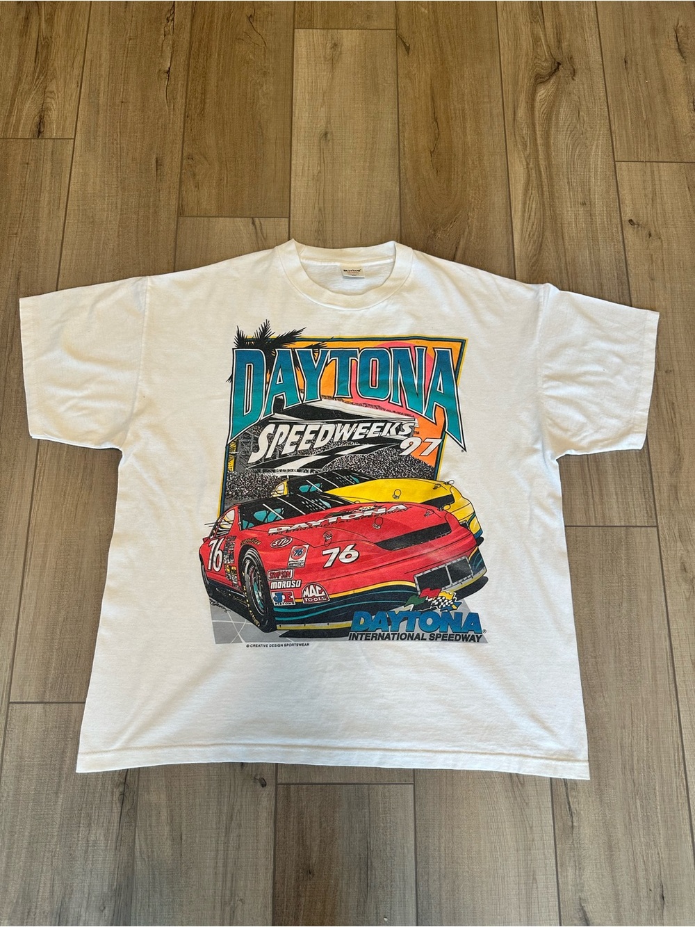 Vintage Daytona Speedweeks Graphic Tee - White